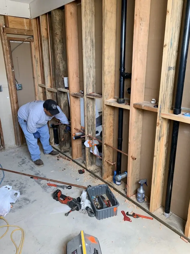 Commercial rough-in plumbing for Trenchless Sewer Repair in Verdugo Viejo